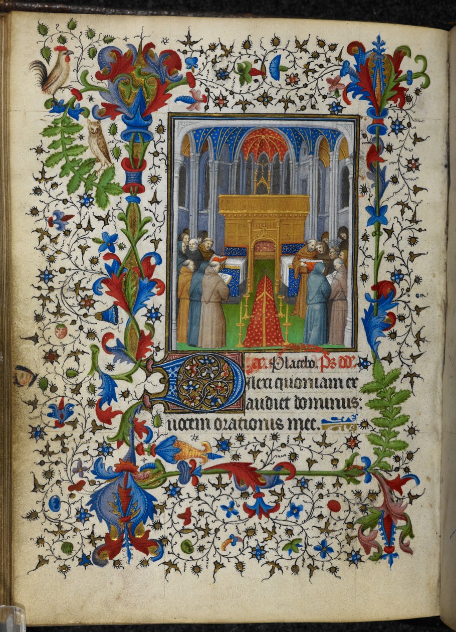 Offizium der Toten (Vesper) aus den Chevalier-Stunden, ca. 1420 von French School