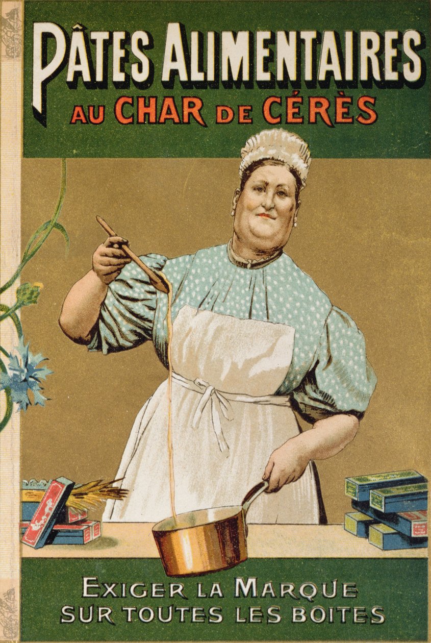 Werbung für Au Char de Ceres Pasta, ca. 1900 von French School