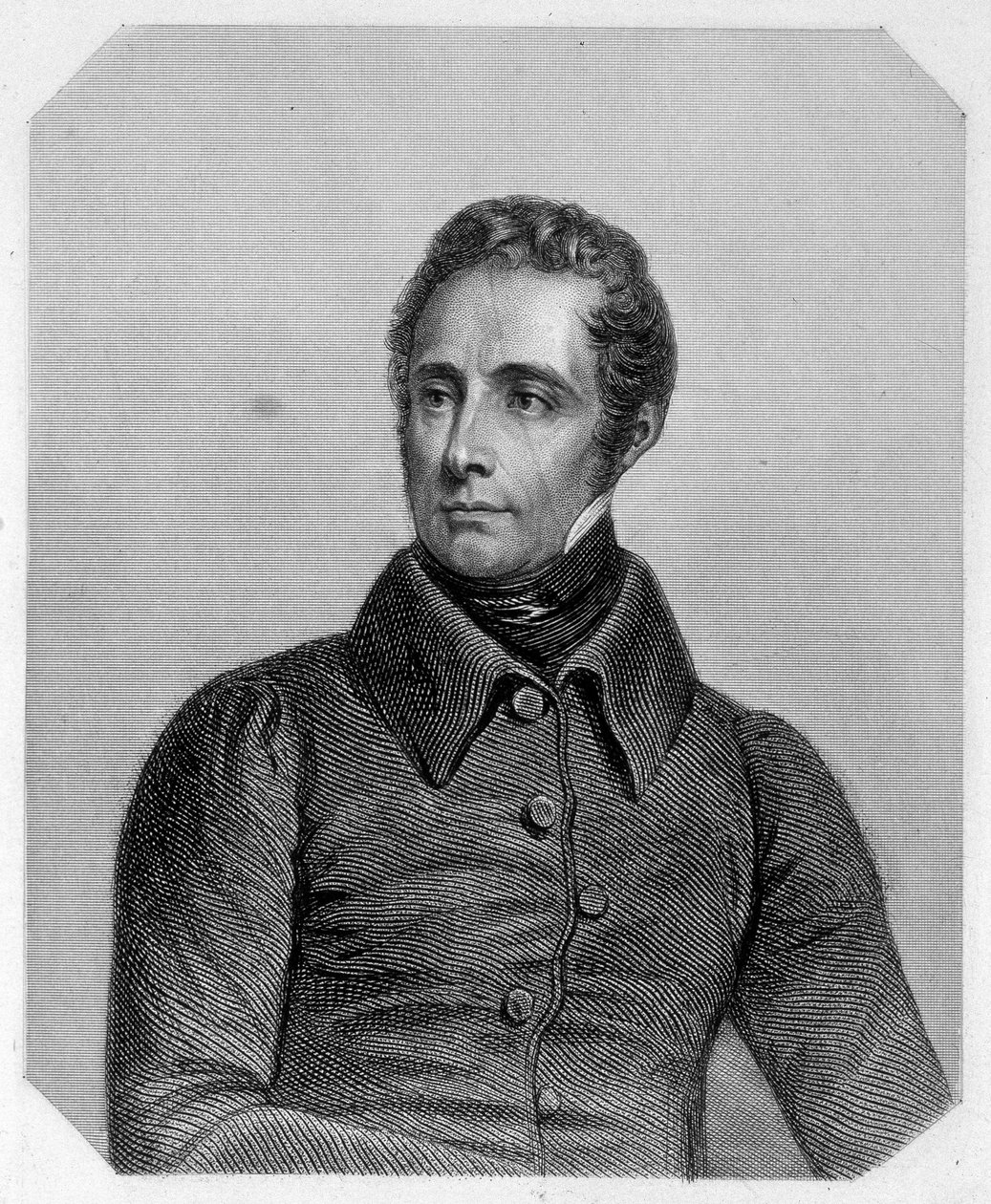 Alphonse de Lamartine, französischer Dichter. In „L