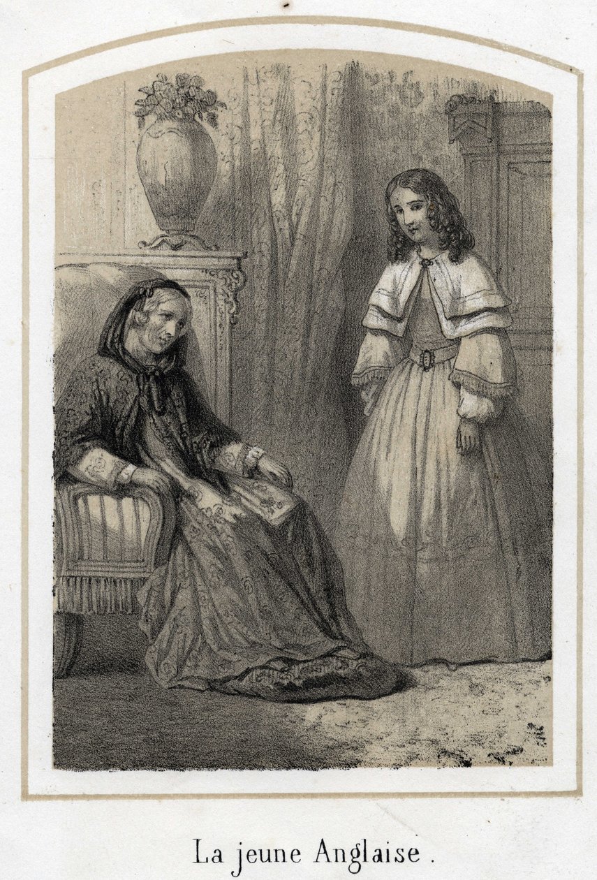 Anonyme Gravur aus dem 19. Jahrhundert von French School