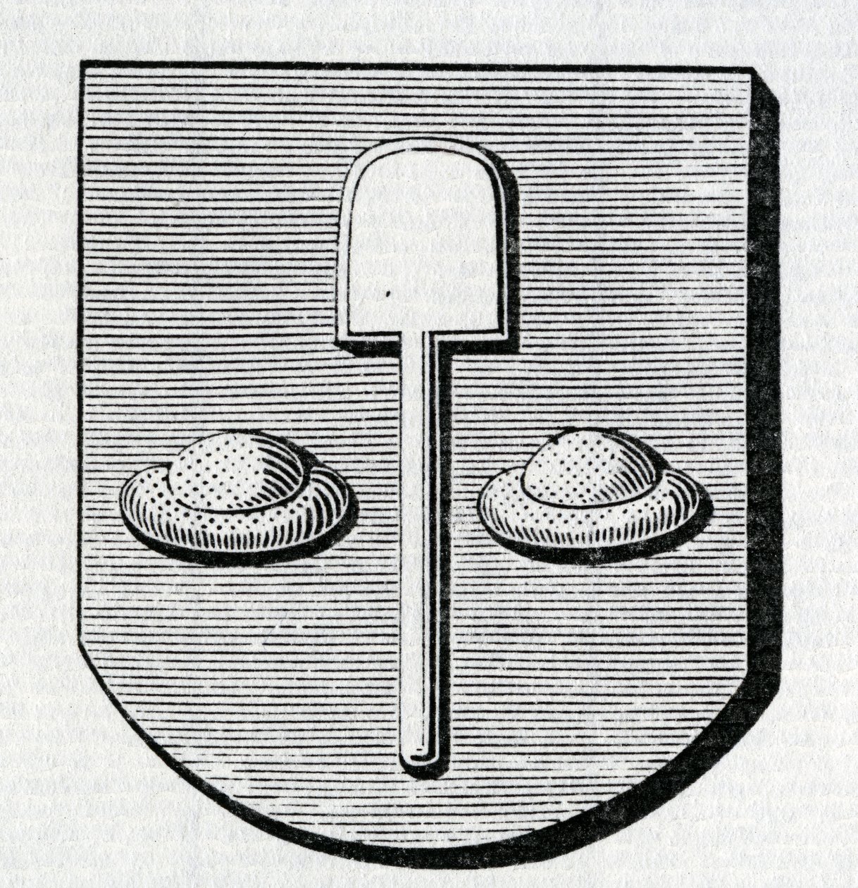 Wappen der Bäckerzunft von Bordeaux von French School