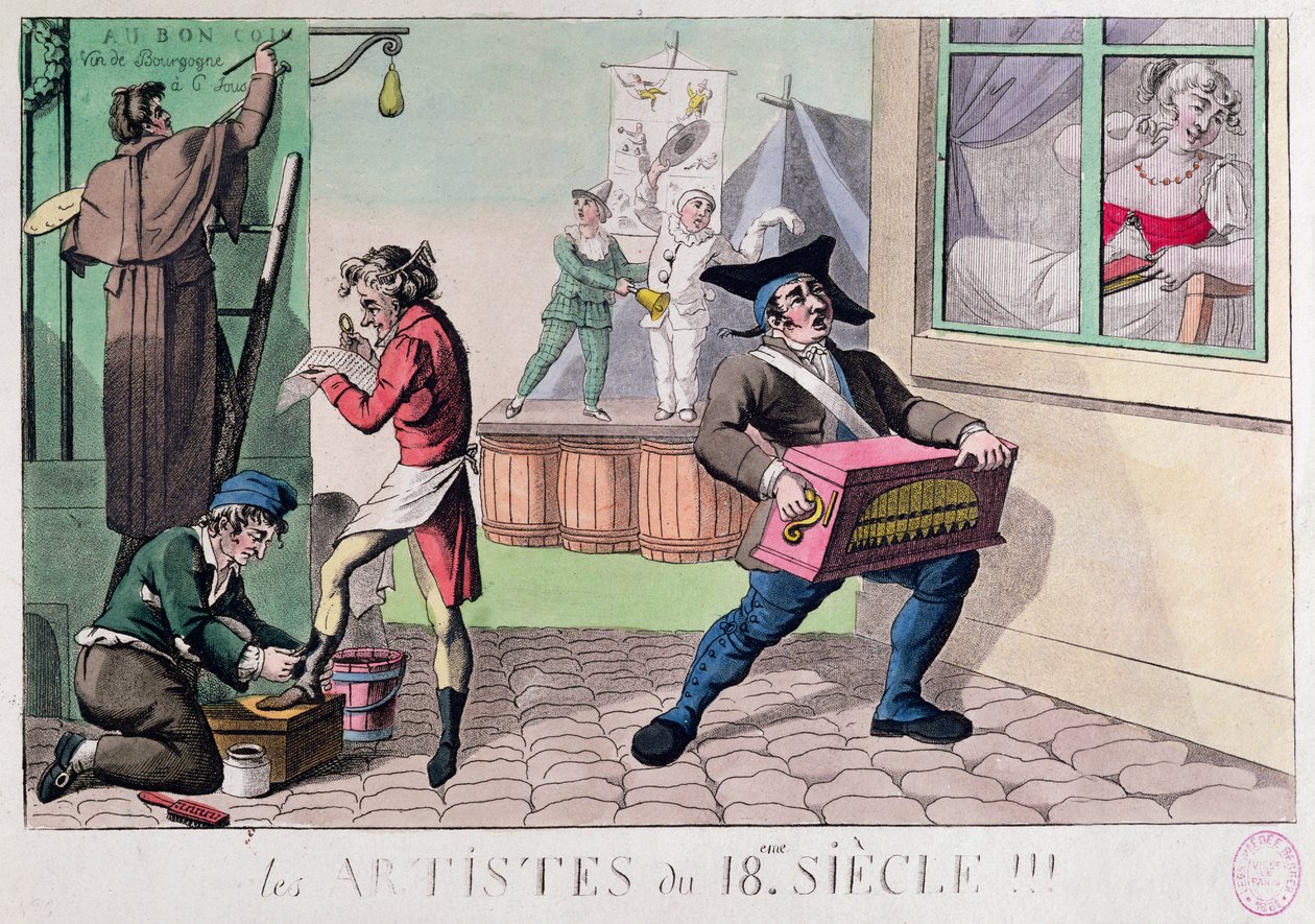 Künstler des achtzehnten Jahrhunderts von French School