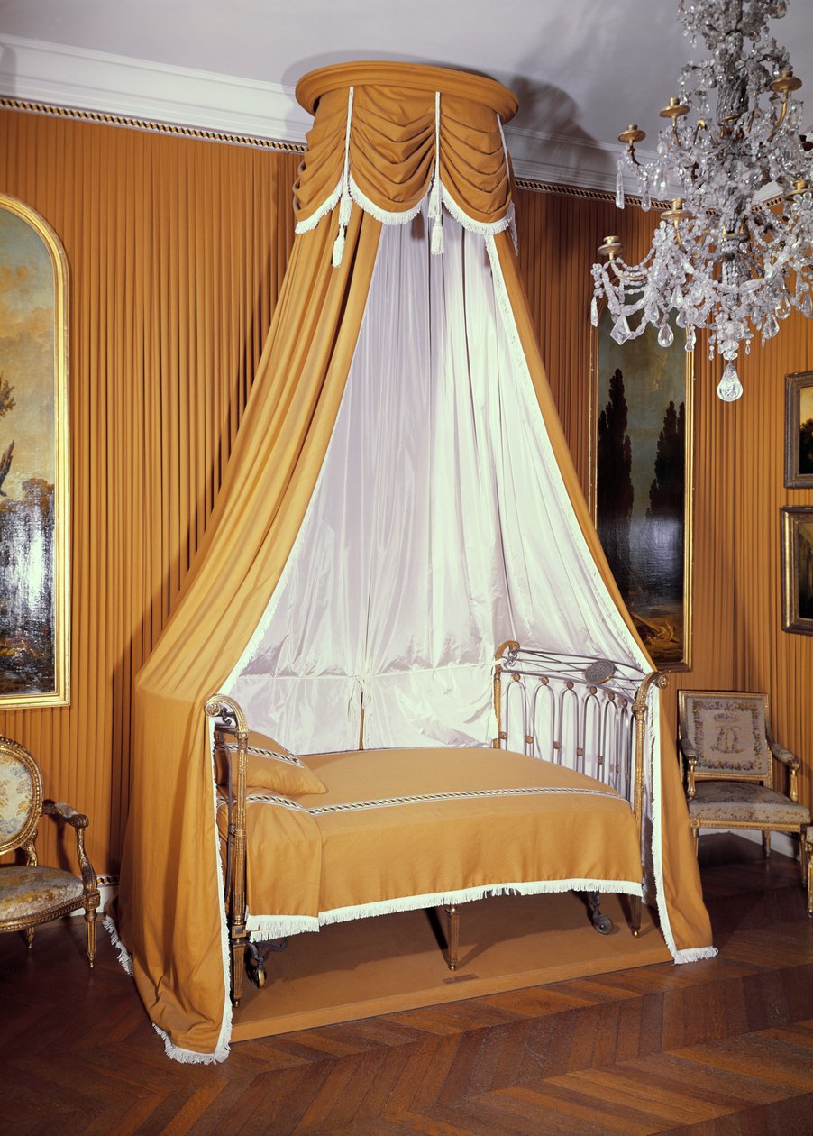 Bett mit Baldachin, ca. 1790-91 von French School