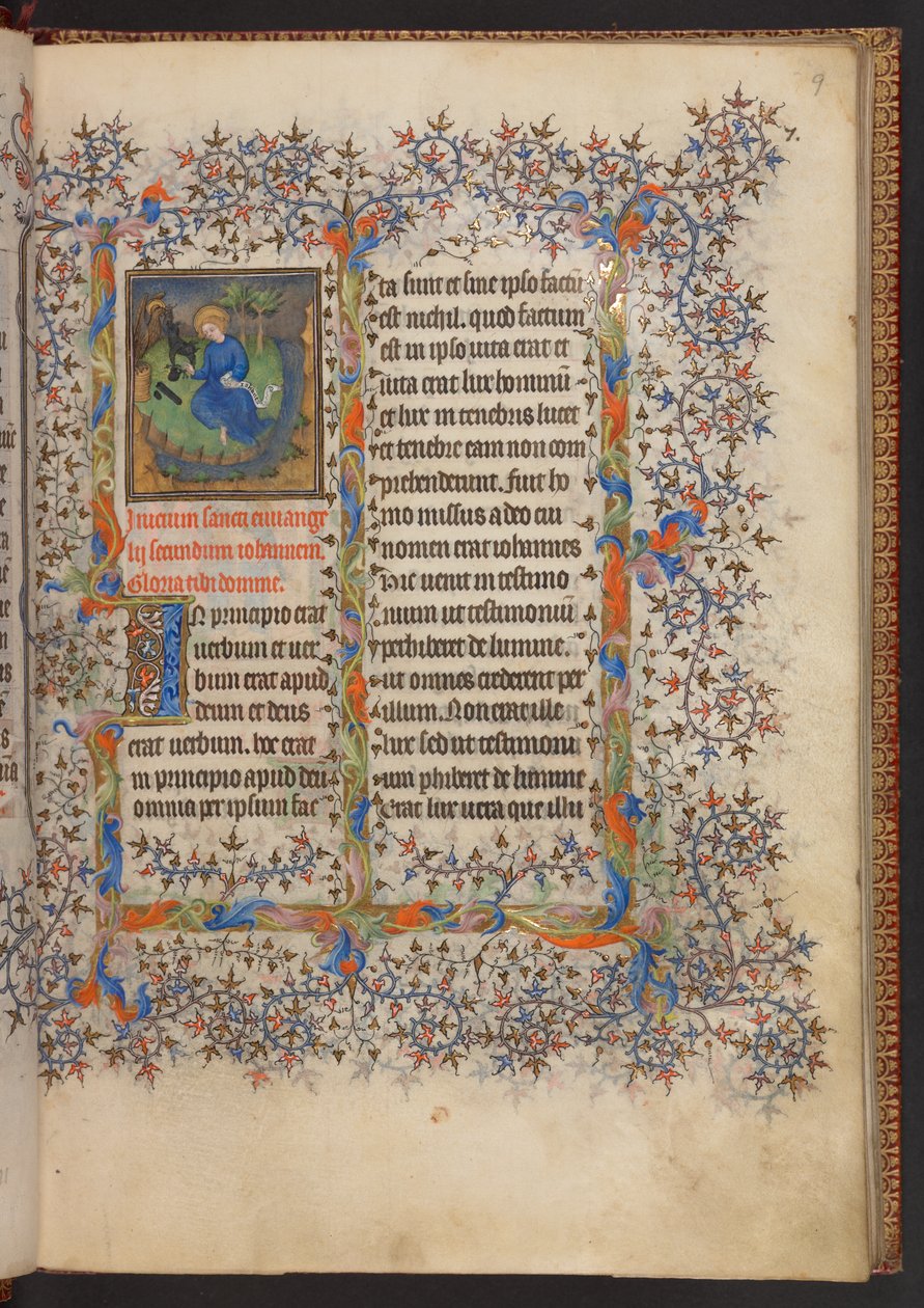 Stundenbuch, Add MS 32454 f.9r, Frankreich von French School