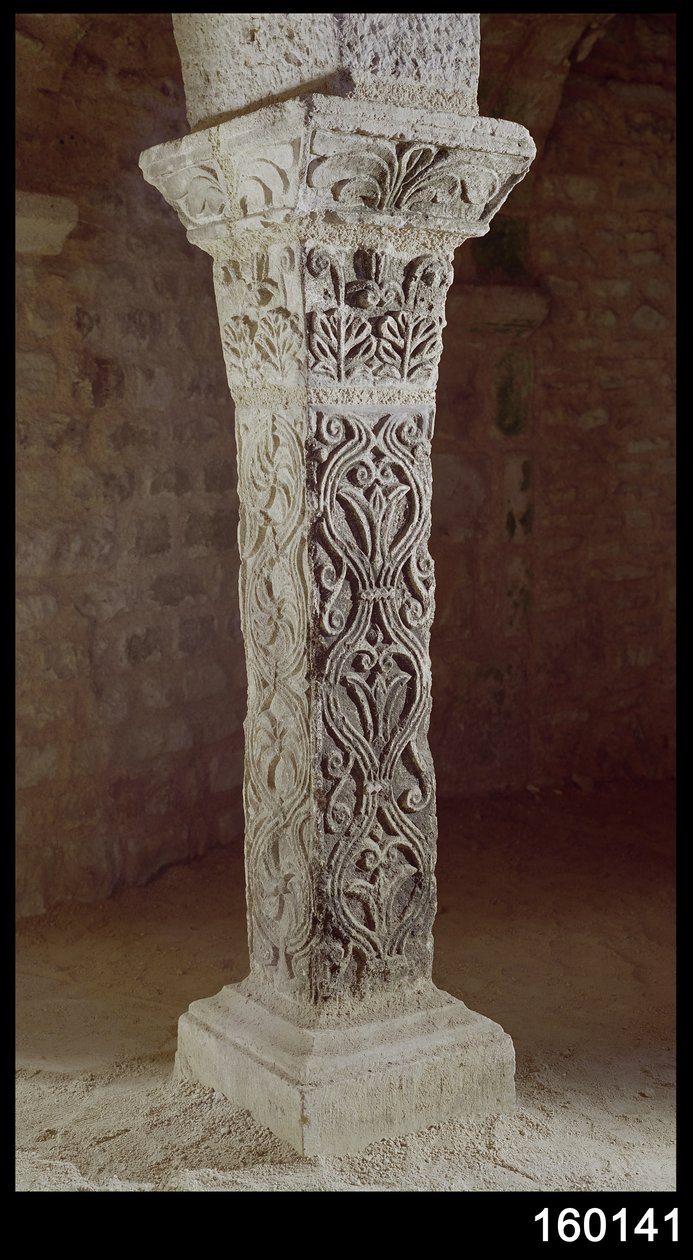 Karolingische Säule, ca. 758 von French School