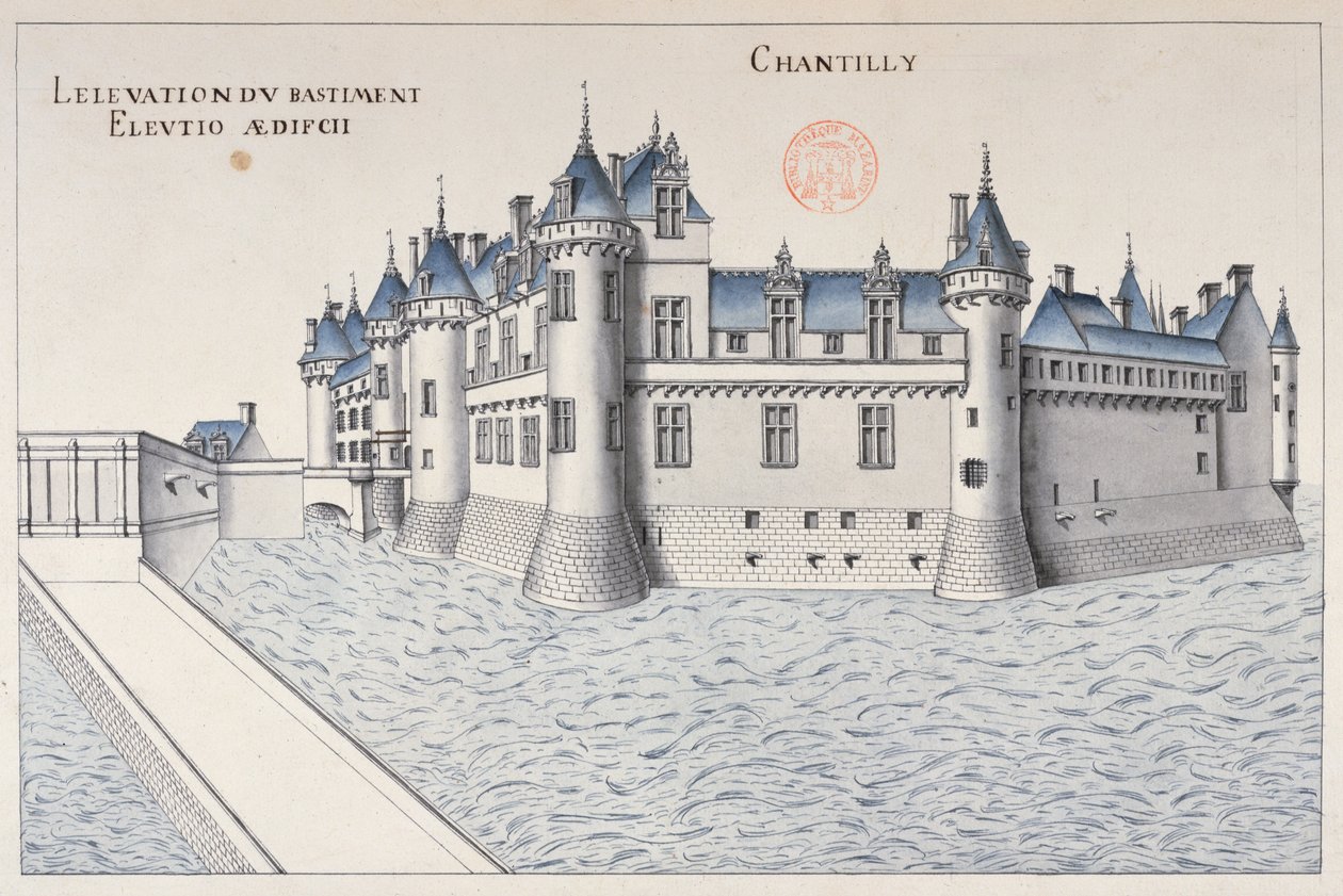 Chateau de Chantilly von French School