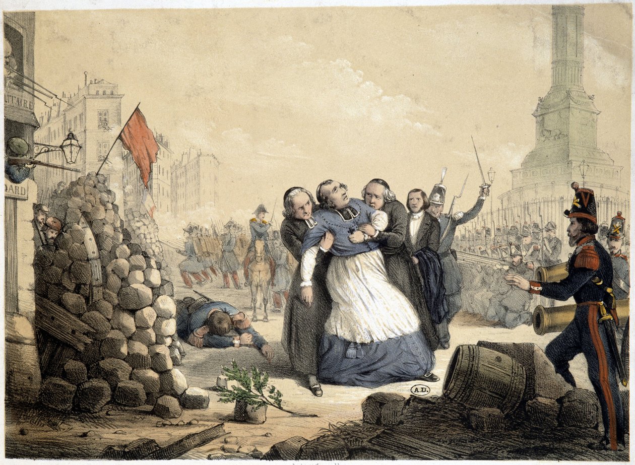 Denis Affre, Erzbischof von Paris, Märtyrer (25. Juni 1848) von French School