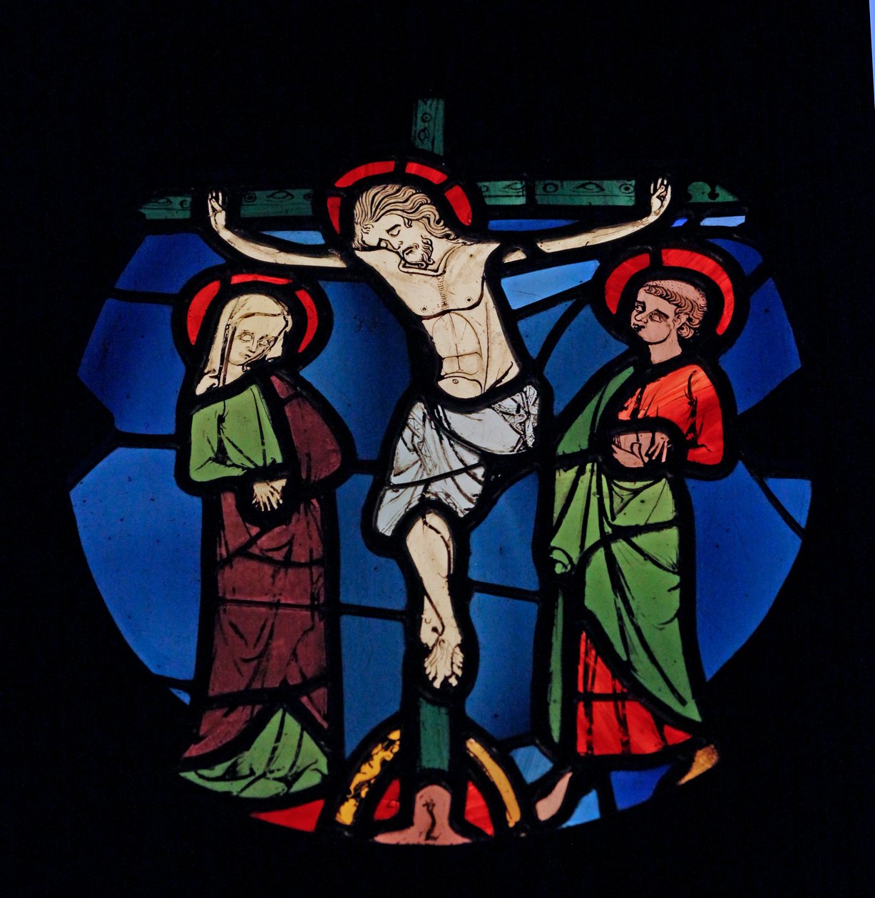 Darstellung der Kreuzigung, aus der Ste Chapelle von French School