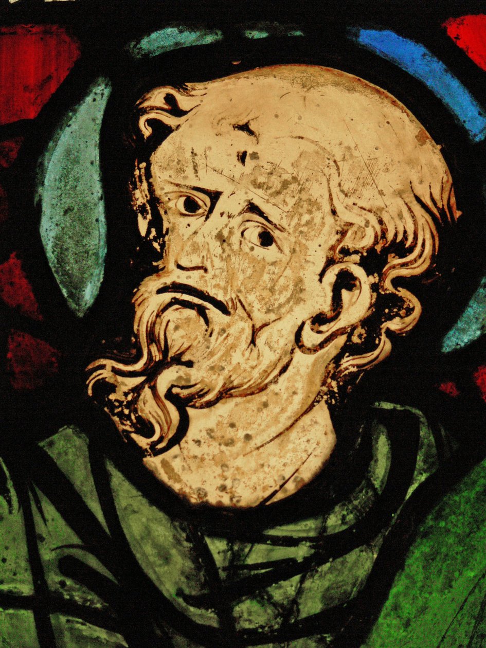 Darstellung des St. Paulus Panels aus der Kapelle des Schlosses, Rouen? von French School