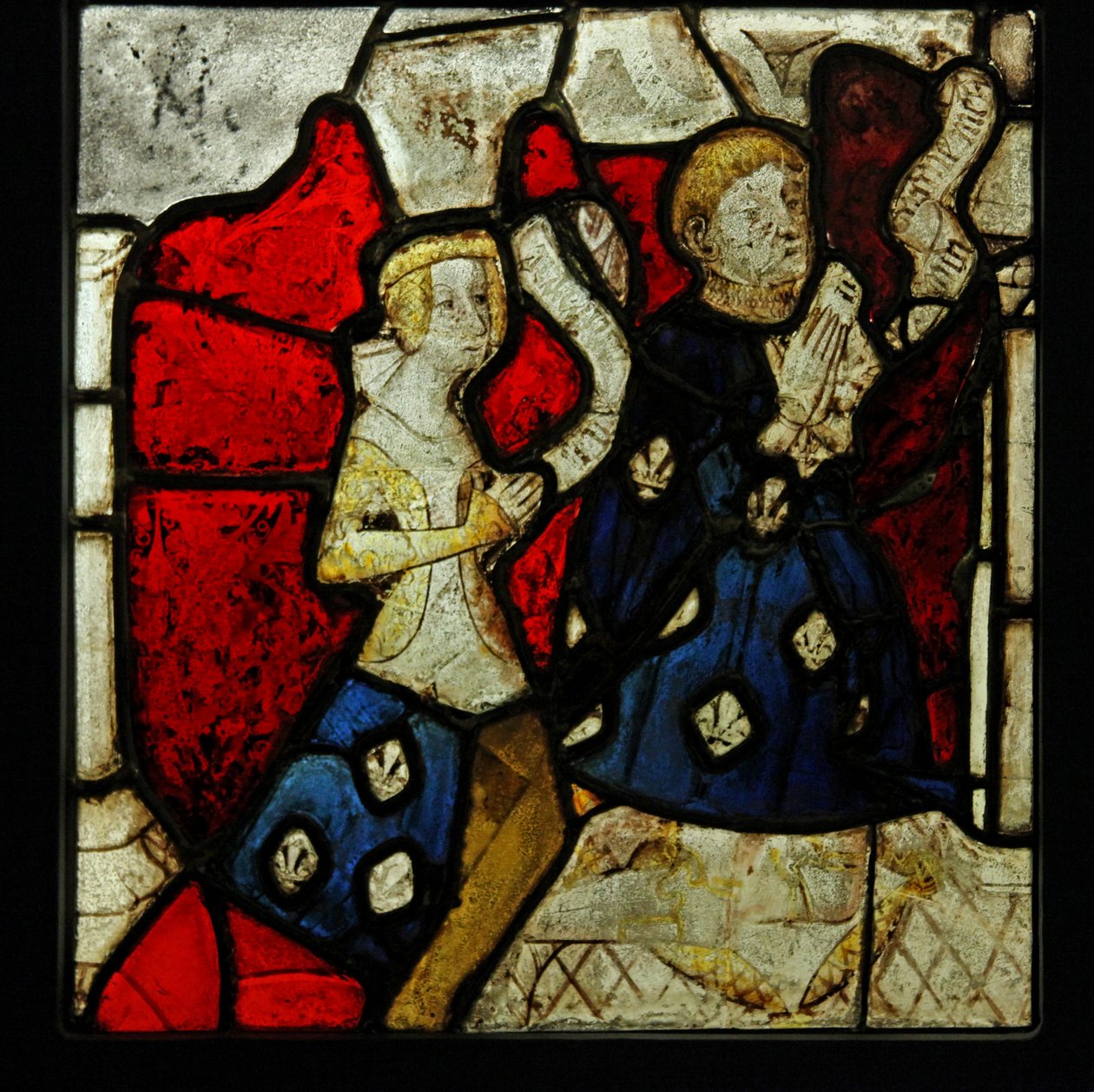 Zwei Türen, ursprünglich aus der Kirche von Betton, Bretagne von French School