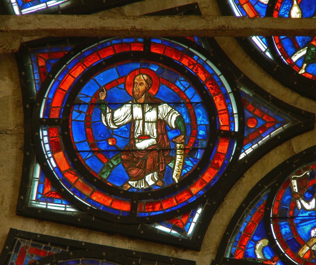 Detail des Ostrosenfensters: St. Paul von French School