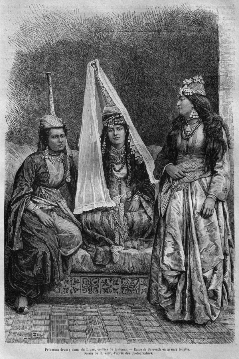 Drusenprinzessin, aus La Syrie d