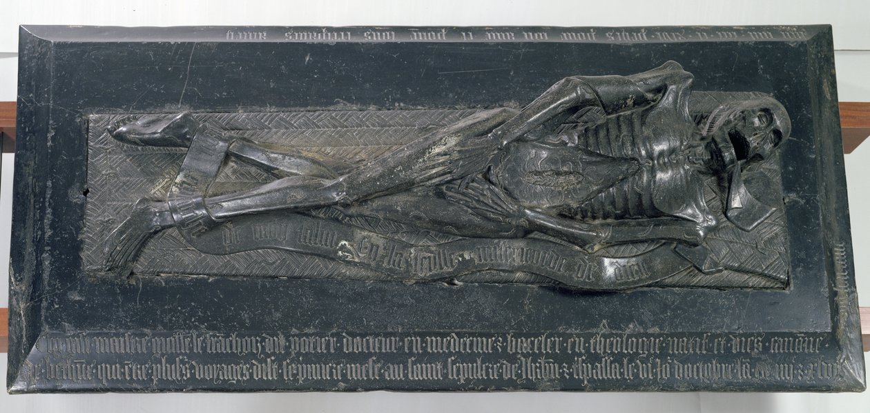 Abbild von Guillaume Lefranchois (gest. 1446), bekannt als Potier, Doktor und Kanoniker von Bethune, 1446 von French School