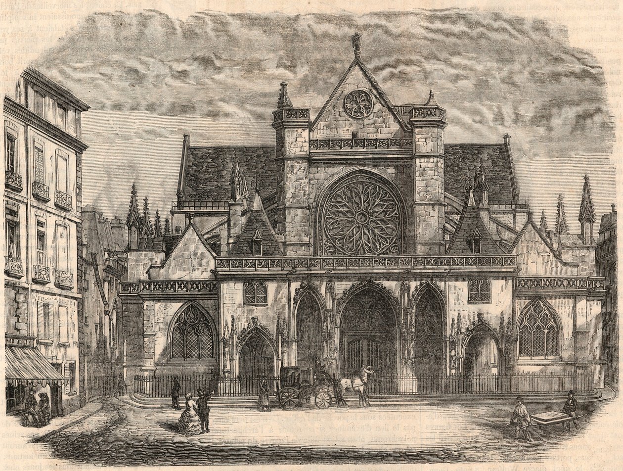 Außenansicht der Kirche Saint-Germain l