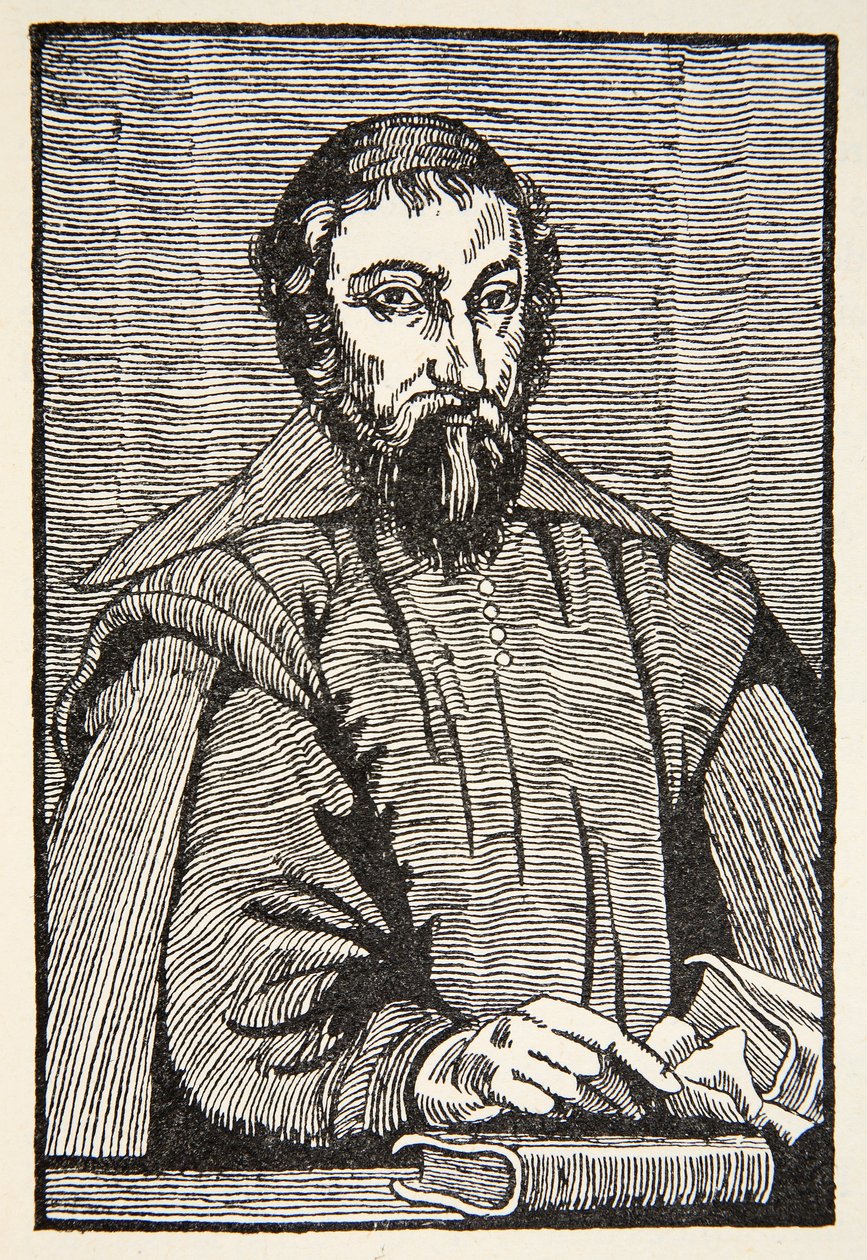 Fabri de Peiresc, Kopie von Boris Mestchersky, Illustration aus Histoire de la Nation Francaise, Sciences, Bände I & II, von Gabriel Hanotaux, 1924 von French School