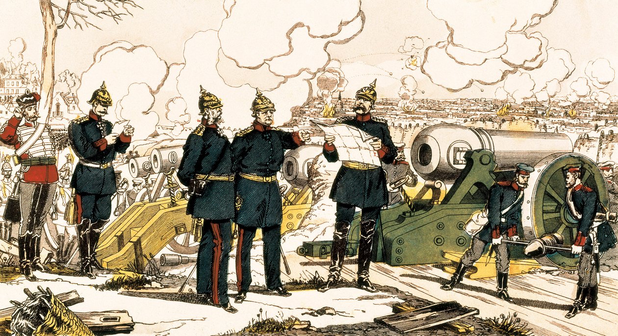 Deutsch-Französischer Krieg: Die Belagerung und Bombardierung von Paris von French School