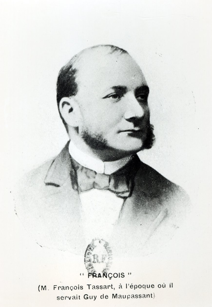 Francois Tassart, Diener von Guy de Maupassant, aus La Fin de Maupassant von Georges Normandy, veröffentlicht 1927, Paris von French School
