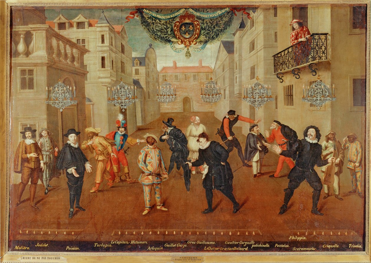 Französische und italienische Komödianten von French School