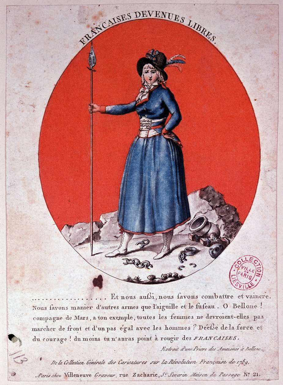 Franzosen wurden 1789 frei - Gravur, Carnavalet von French School