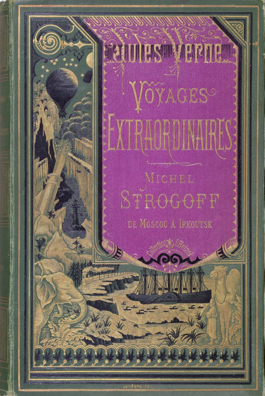 Vorderseite von Michel Strogoff von Jules Verne, 1876 von French School