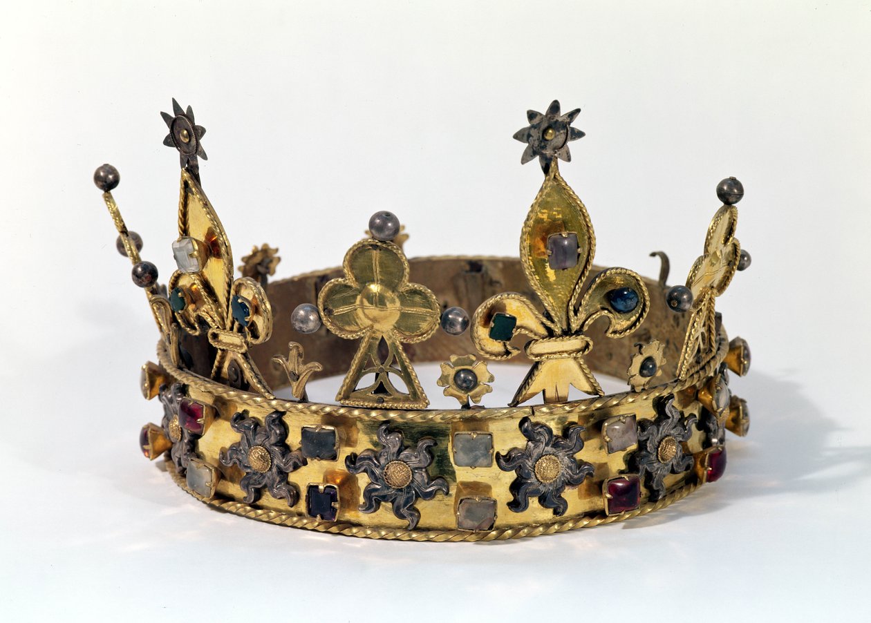Begräbniskrone von Philippe von Frankreich (1342-1404) (1404) von French School