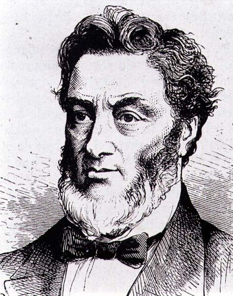 Gabriel-Claude-Jules Favre (1809-1880) französischer Politiker (Stich) von French School