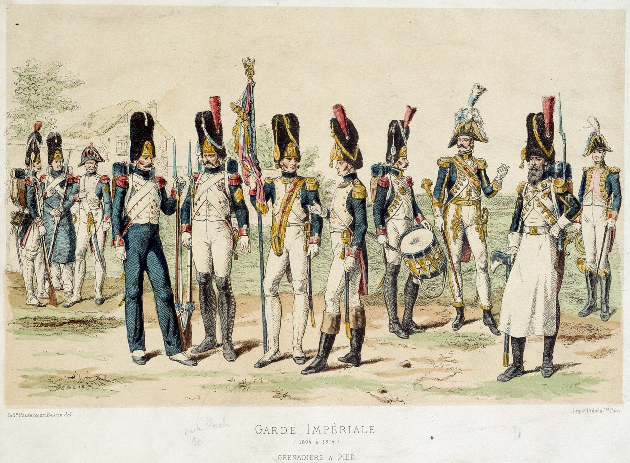 Grenadiere zu Fuß der kaiserlichen Garde Napoleons I. von French School