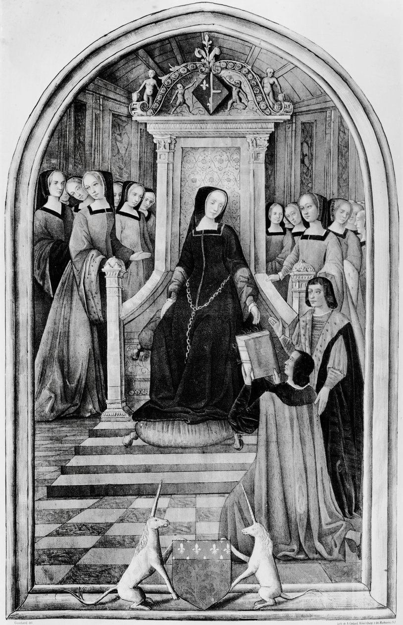 Huldigung an Louise de Savoie (1476-1531) in Amiens im Jahr 1518, aus 