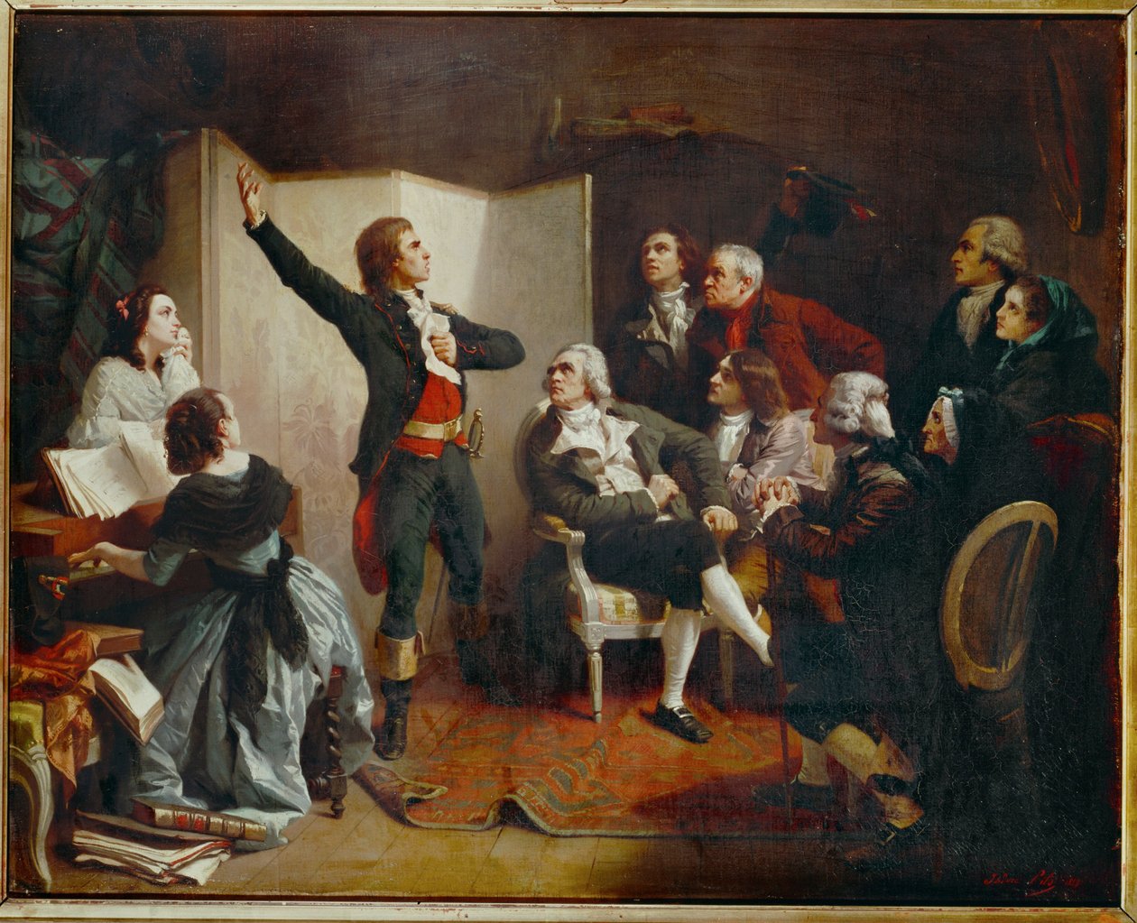 Im Haus des Bürgermeisters von Straßburg von French School