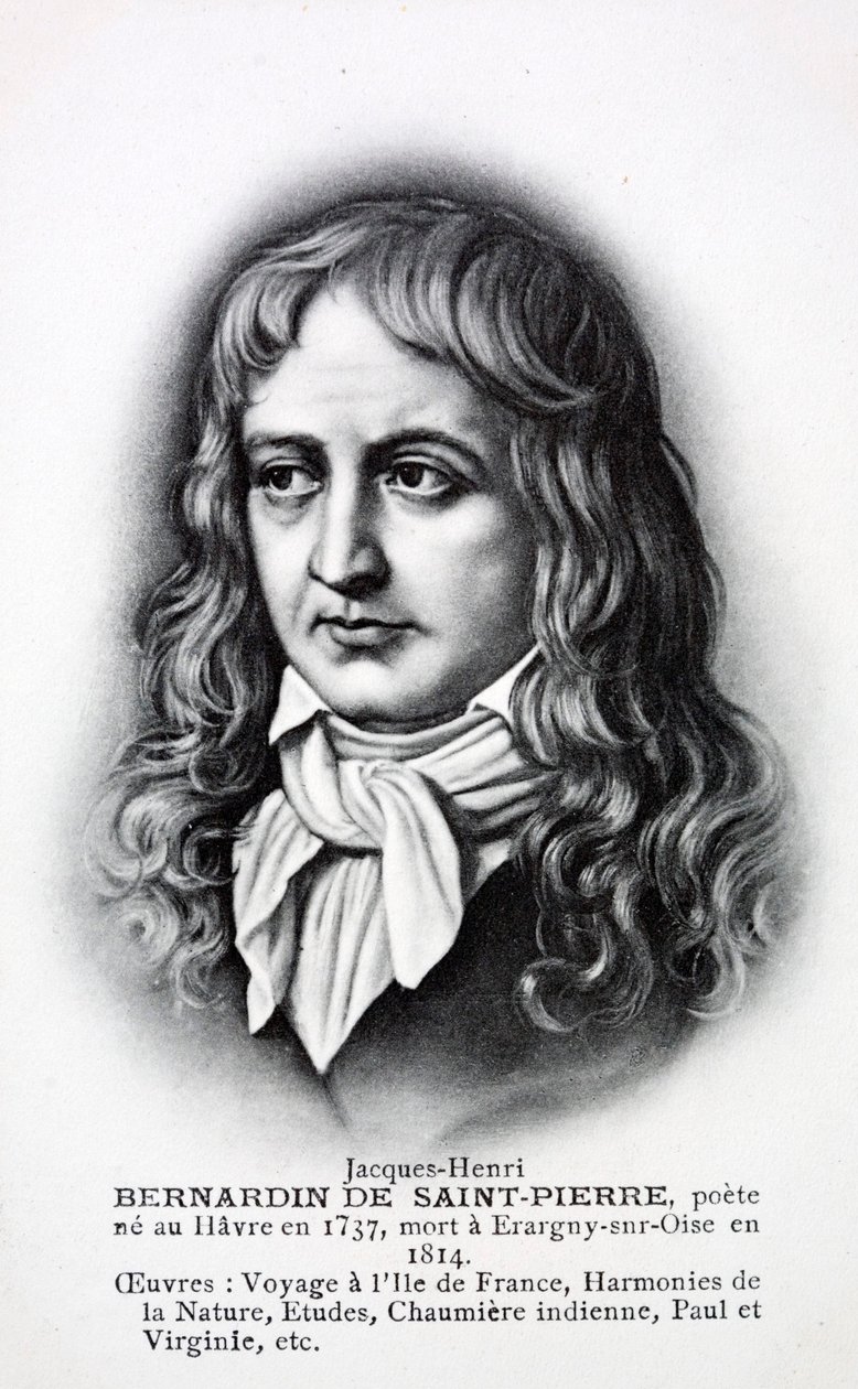 Jacques-Henri Bernardin de Saint-Pierre, französischer Autor von French School