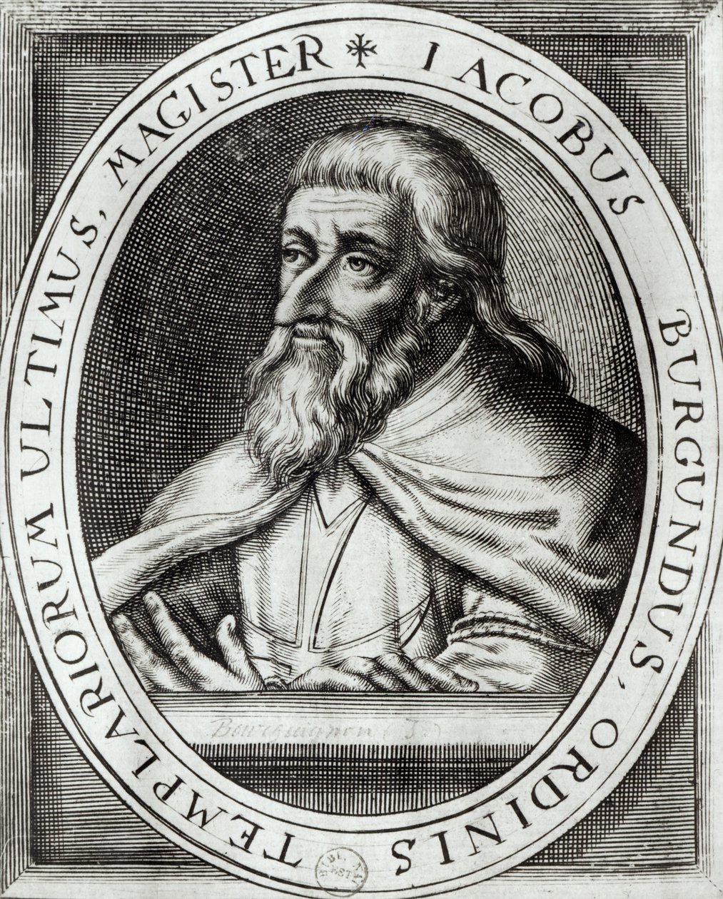 Jacques de Molay (ca. 1243-1314), Meister der Tempelritter von French School