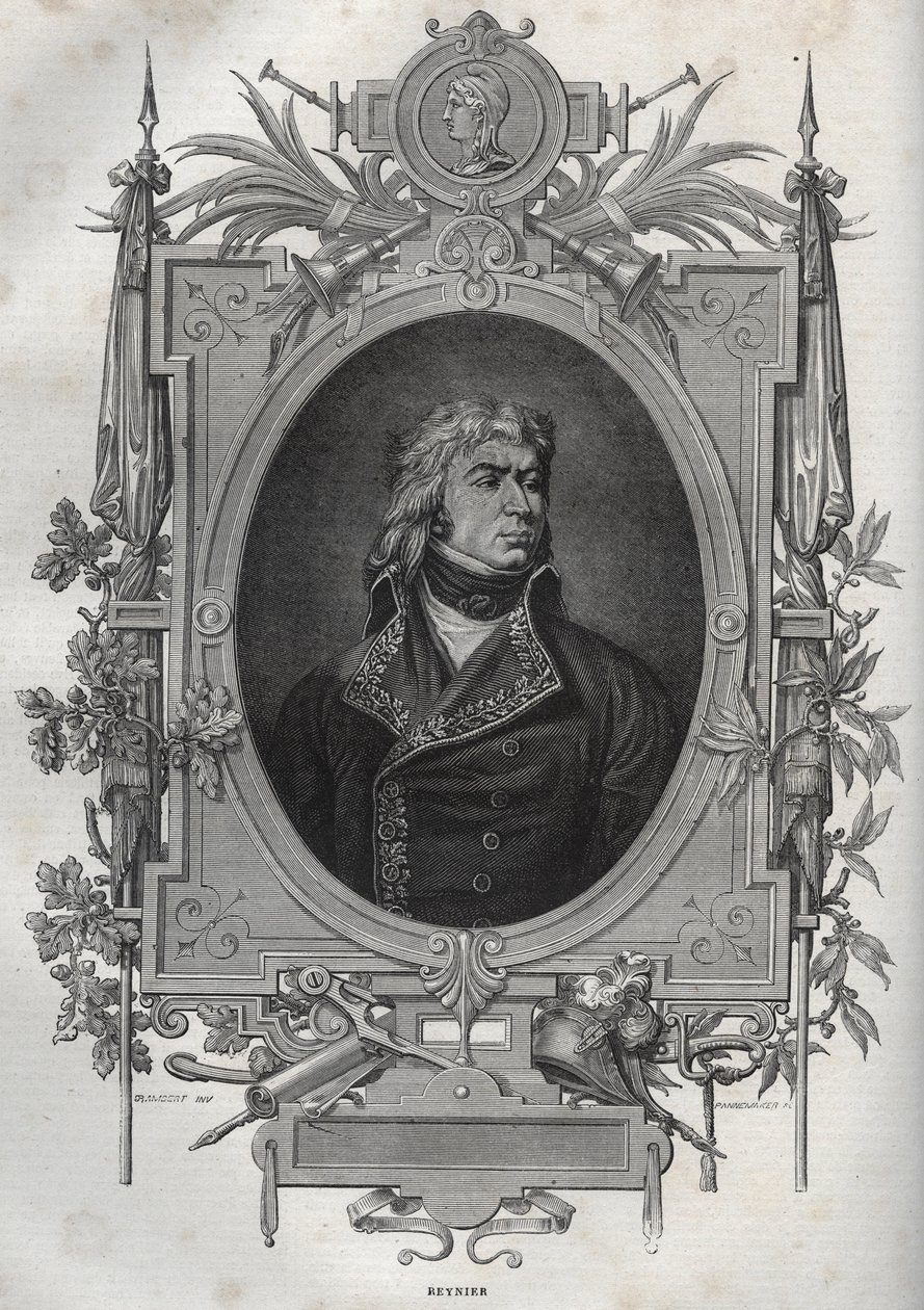 Jean-Louis-Ebenezer Reynier (1771-1814), französischer General der Revolution und des Ersten Kaiserreichs - aus „Nouvelle Encyclopedie Nationale“ von Maurice La Charest von French School