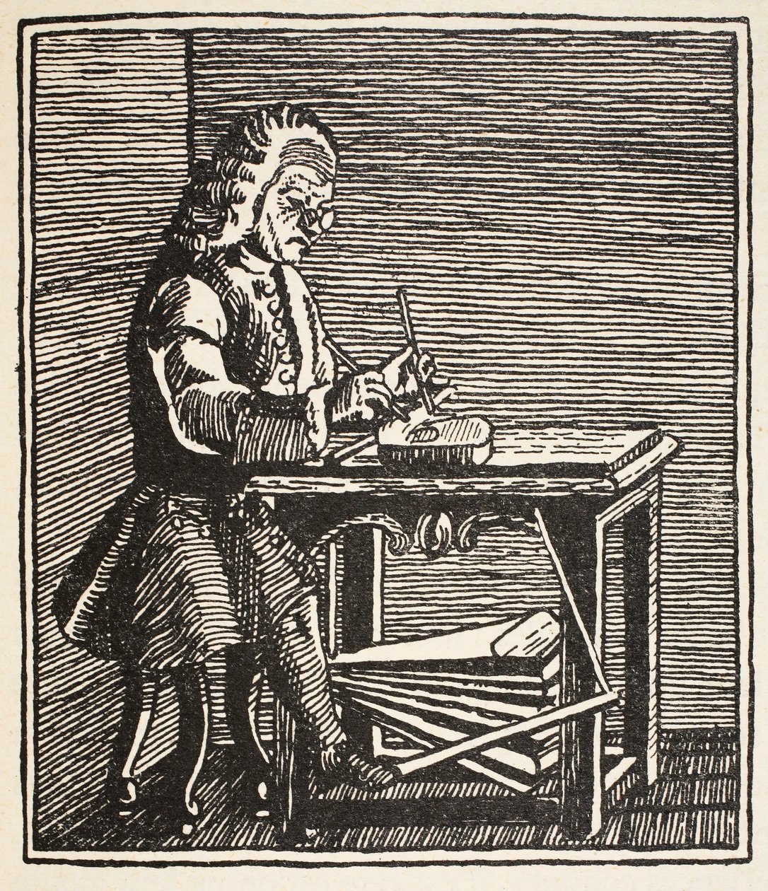 Jean Ruaux, Kopie von Boris Mestchersky, Illustration aus Histoire de la Nation Francaise, Sciences, Bände I & II, von Gabriel Hanotaux, 1924 von French School