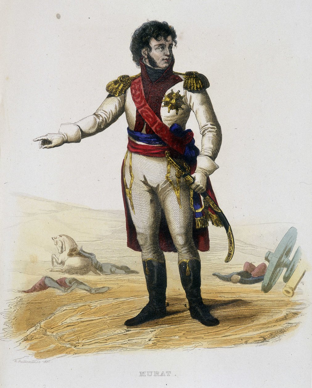 Joachim Murat (1767-1815), Marschall von Frankreich und König von Neapel - in „Plutarque Français“ von French School