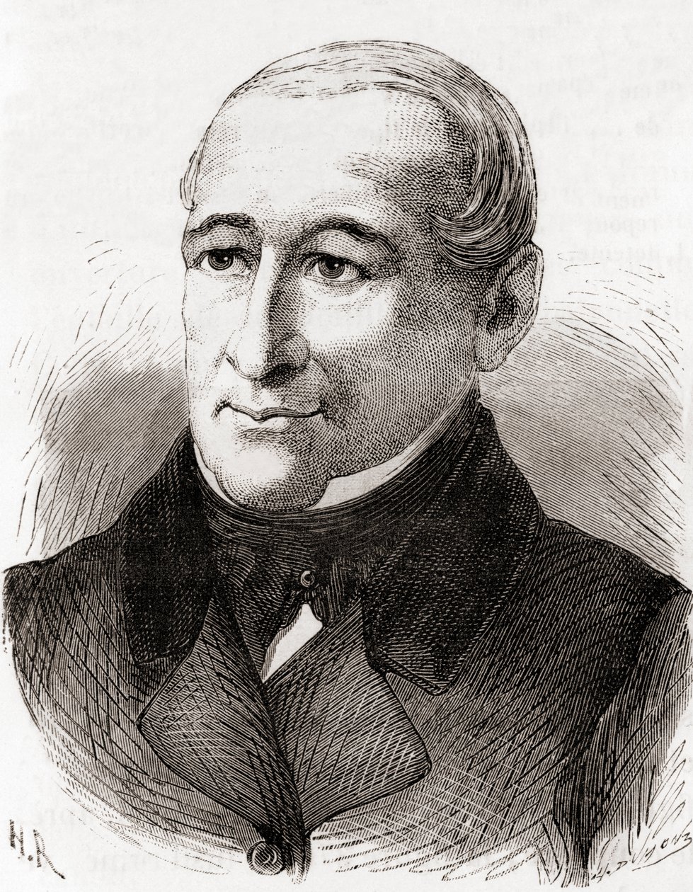 Johann Nicolaus von Dreyse, aus Les Merveilles de la Science, veröffentlicht um 1870 (Stich) von French School
