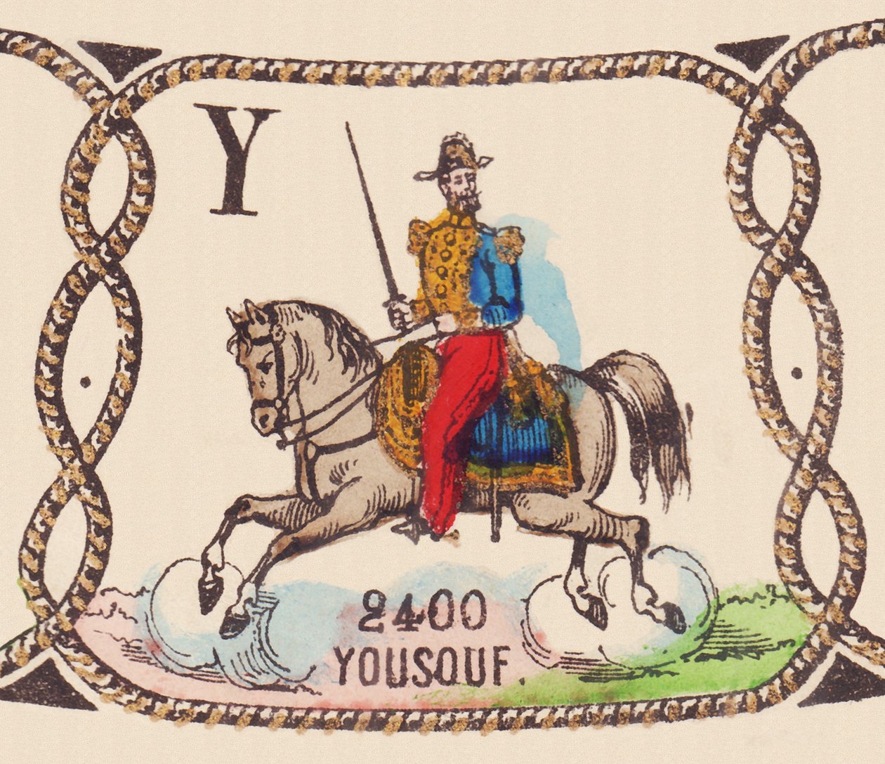 Joseph Vantini (1808-1866) französischer General genannt Yousouf, um 1860 (Druck) von French School