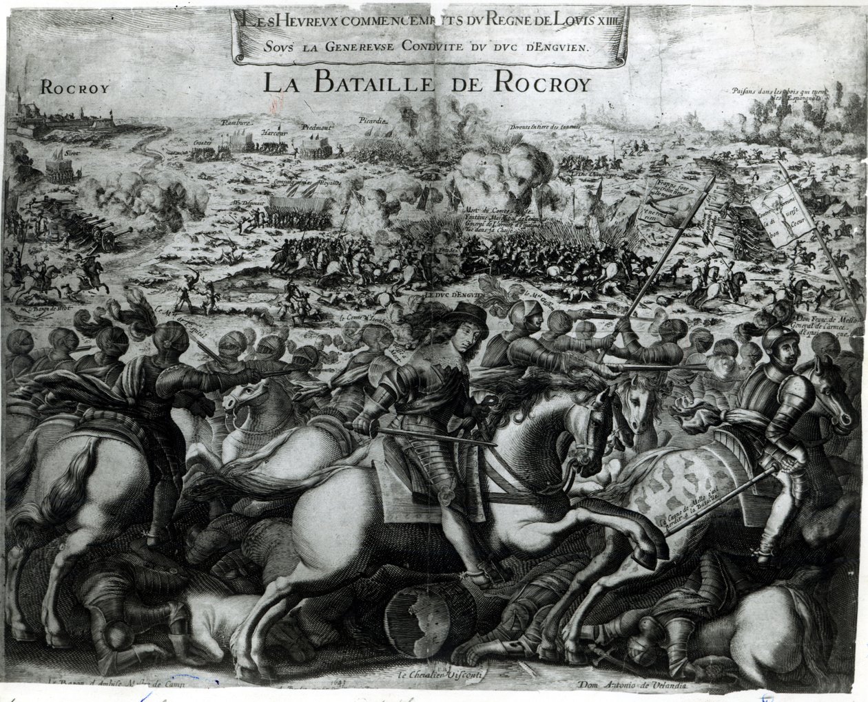 Die Schlacht von Rocroy von French School