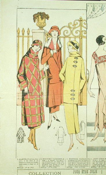 Damenmäntel, Illustration aus 