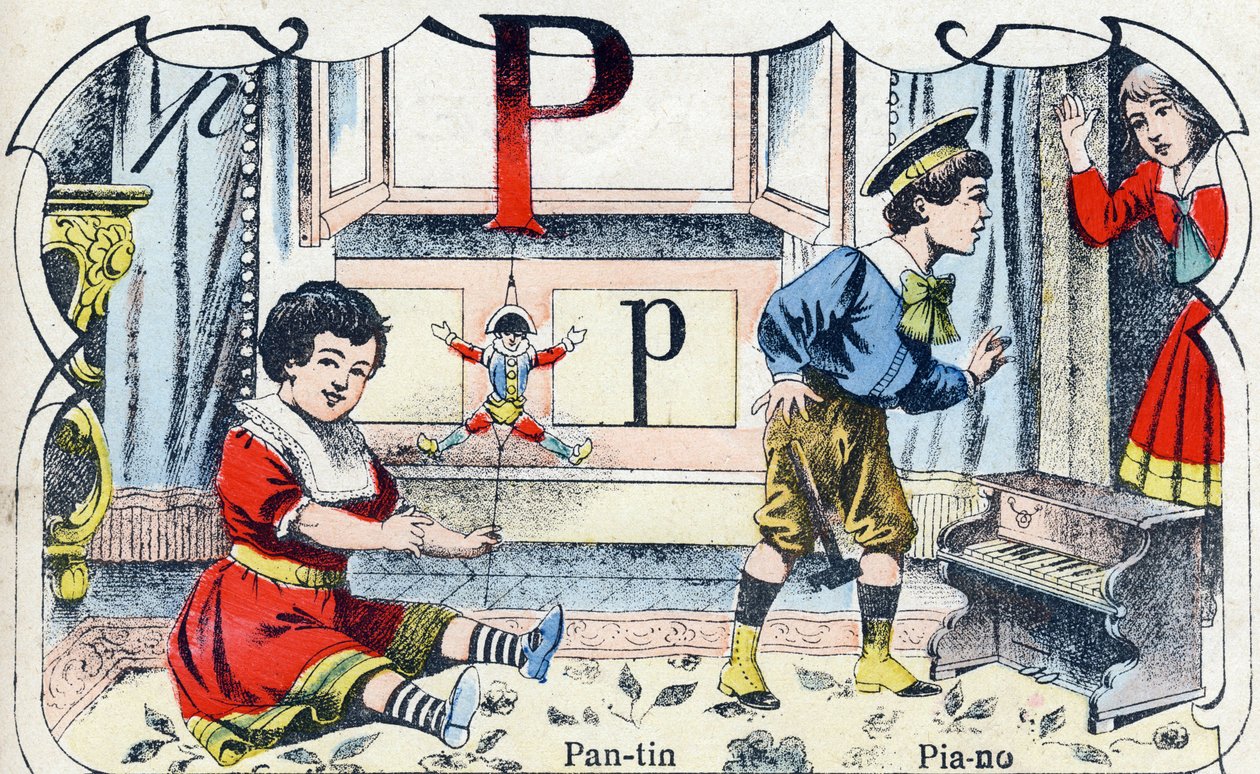 Buchstabe P: Pantin Klavier von French School