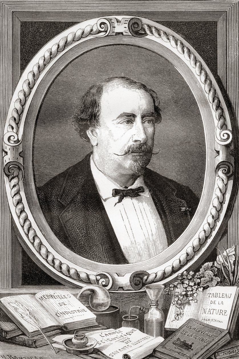 Louis Figuier, französischer Wissenschaftler und Schriftsteller, aus Les Merveilles de la Science, veröffentlicht 1870 von French School