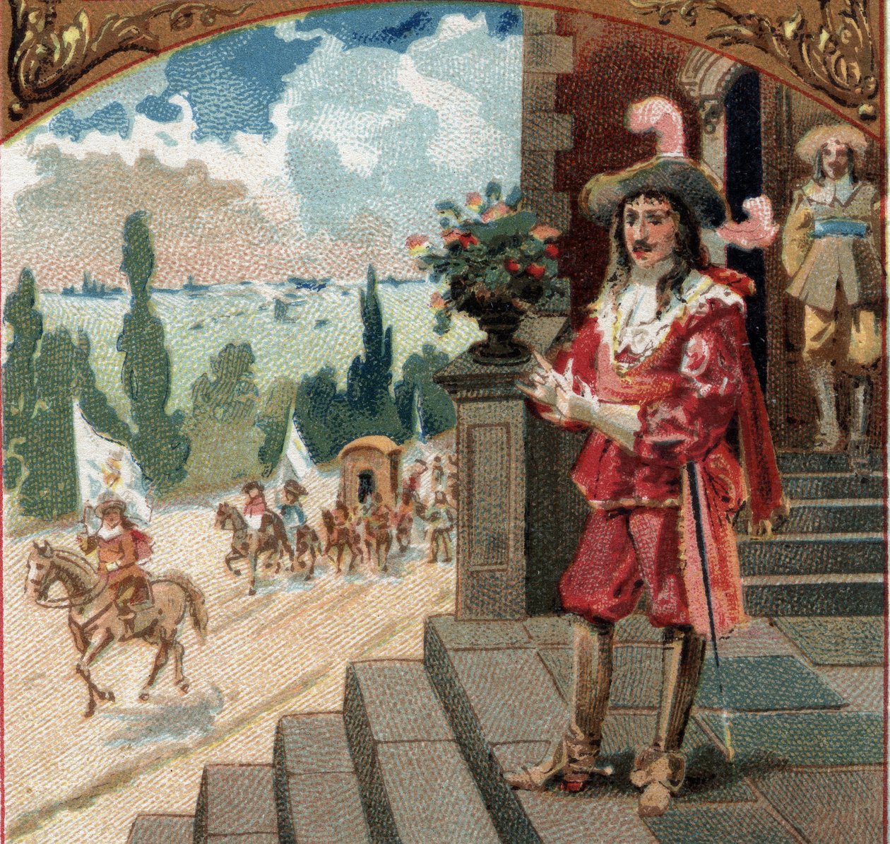 Louis XIII (1601-1643) verbrachte die Nacht vom 5. Juni von French School