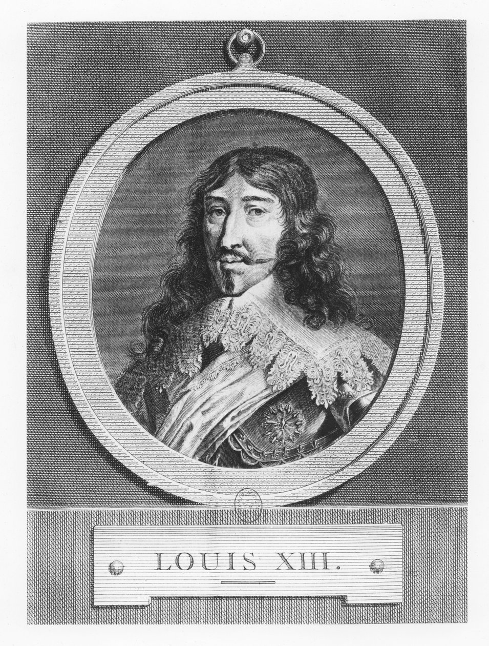 Ludwig XIII., König von Frankreich (Stich) von French School