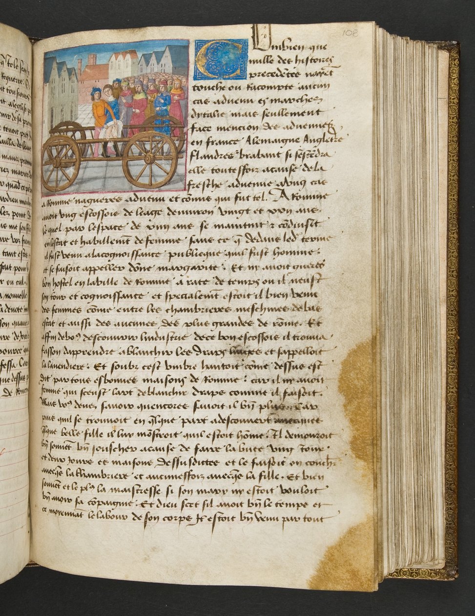 Seite aus Cent Nouvelles Nouvelles, ca. 1461-62 von French School