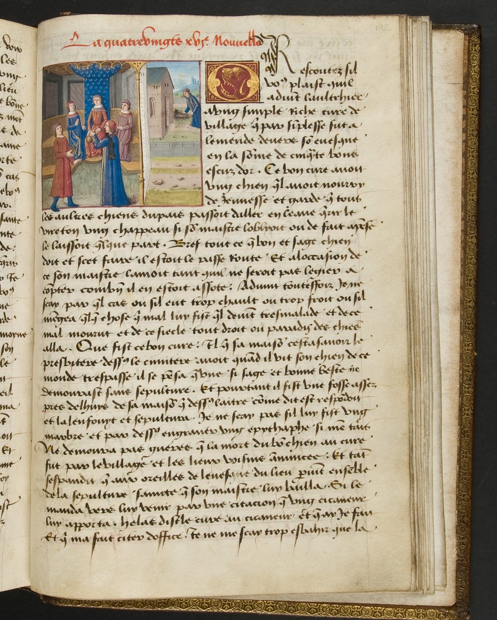 Seite aus Cent Nouvelles Nouvelles, c.1461-62 von French School