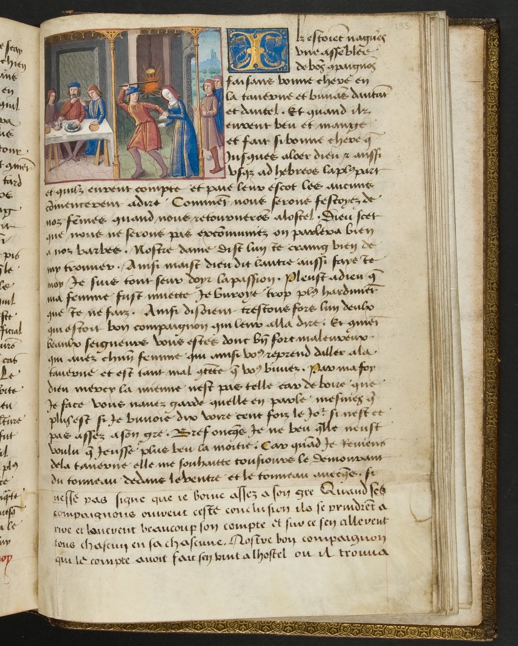 Seite aus Cent Nouvelles Nouvelles, c.1461-62 von French School