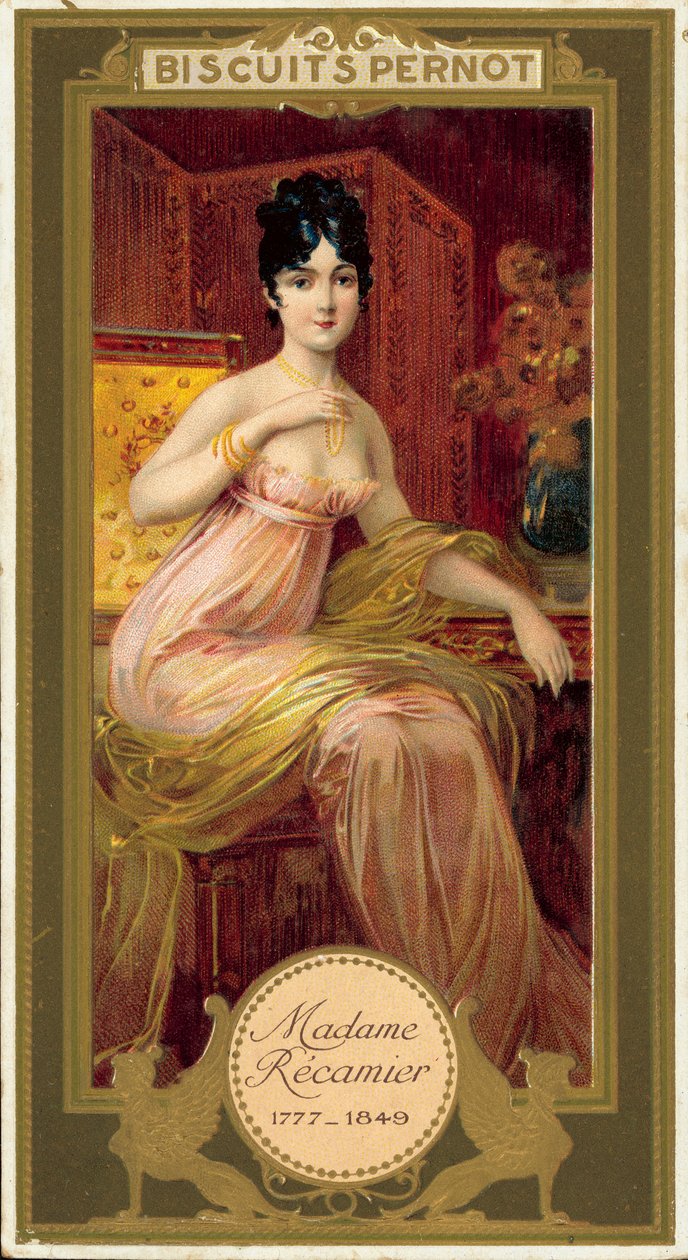 Madame Recamier von French School