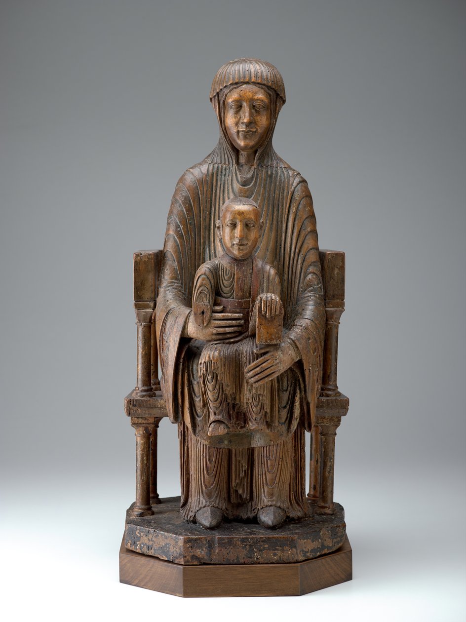 Madonna und Kind in Majestät, um 1150-1200 von French School