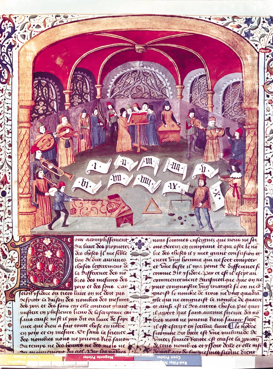 Konzert, aus Des Proprietez des Choses von Barthelemy l