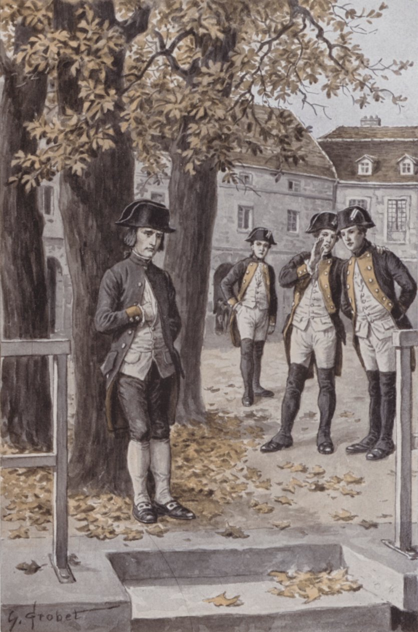 Napoleon an der Militärschule, Brienne von French School
