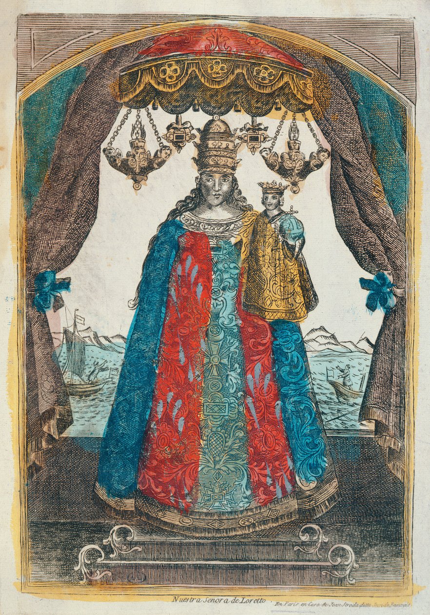 Unsere Liebe Frau von Loretto, spätes 18. Jahrhundert von French School
